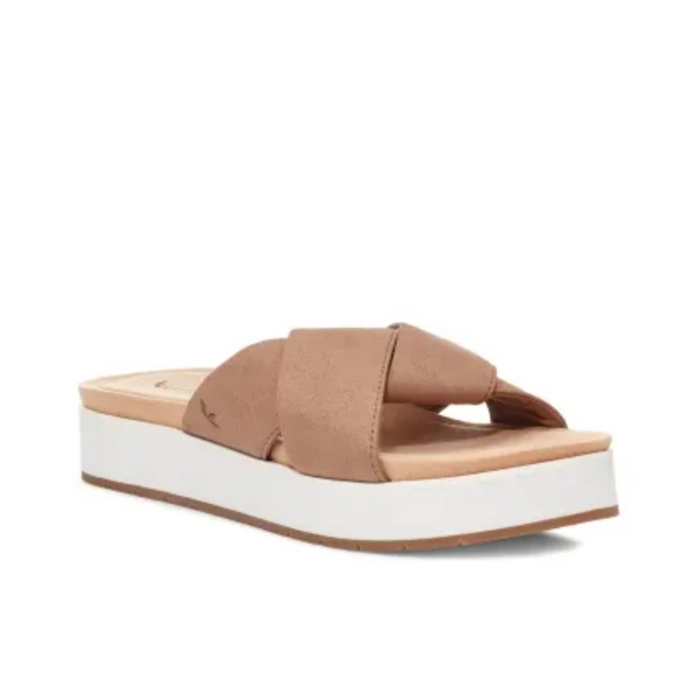 Koolaburra UGG | Carenza Twist BEIGE Slides Sz 9